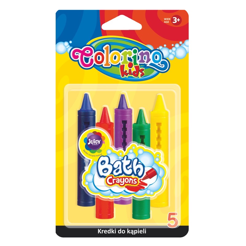 COLORINO voskové pastelky Bath do vany, 5ks
