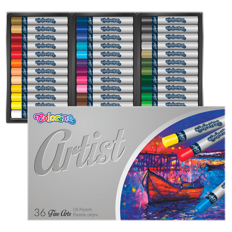 Olejové pastely COLORINO Artist, 36 ks