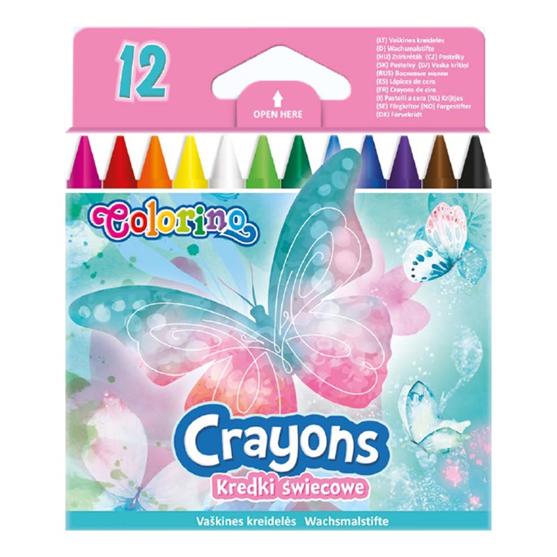COLORINO voskové pastelky Dreams, 12ks
