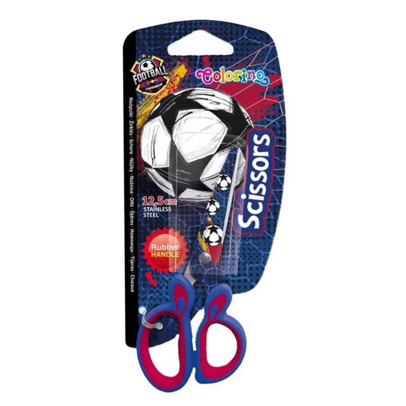 COLORINO nůžky Football 12,5cm
