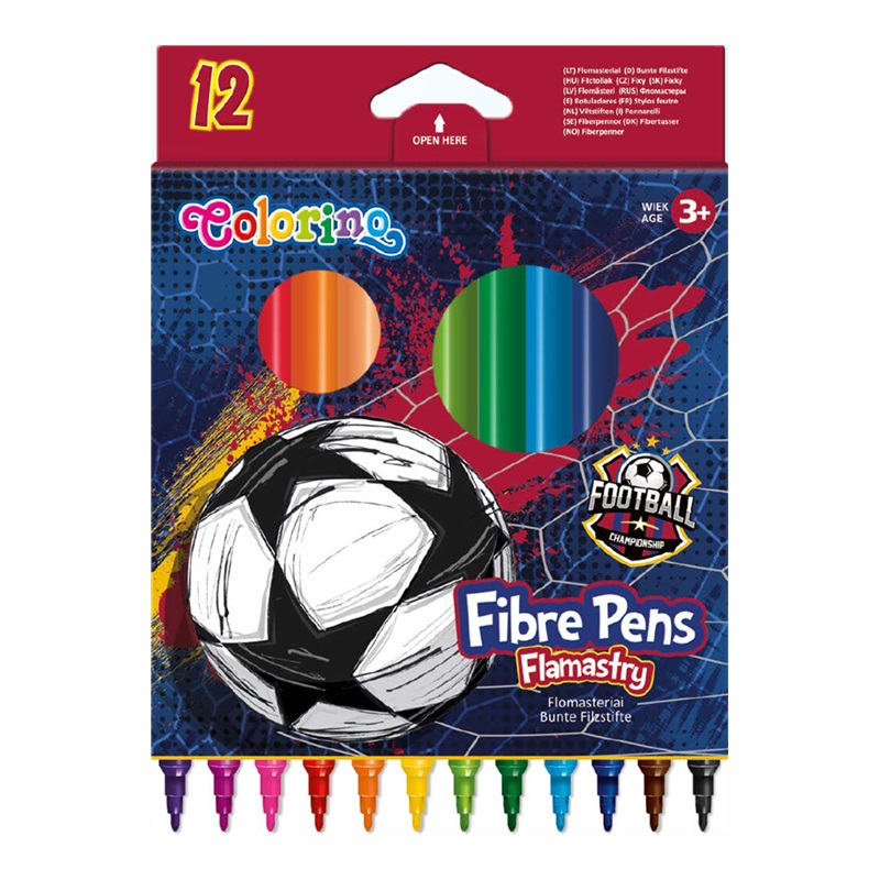 COLORINO fixy Football, 12 barev