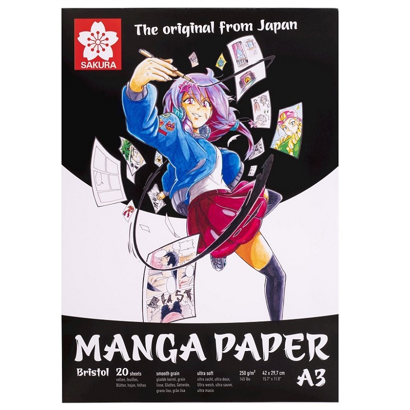Blok SAKURA MANGA A3, 20 listů