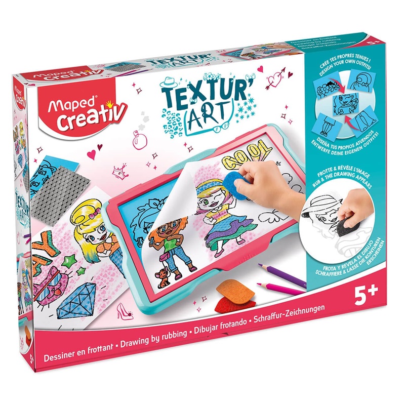 Kreativní sada MAPED CREATIV Textur Art Fashion