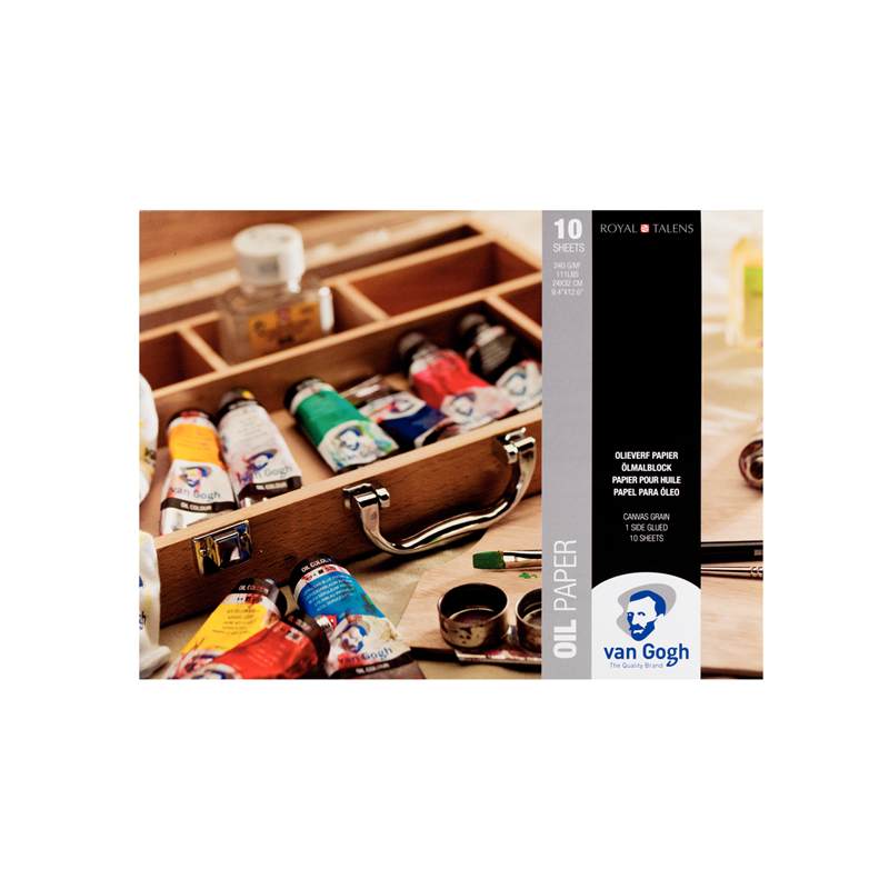 ROYAL TALENS Blok VAN GOGH Oil Paper 24x32cm, 10 listů 240g