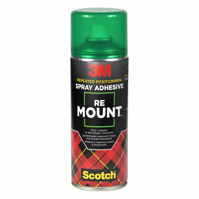 Lepidlo ve spreji 3M Re Mount snímatelné, 400 ml