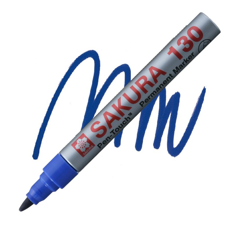 Laková fixa SAKURA Pen Touch 130 kulatá, modrá