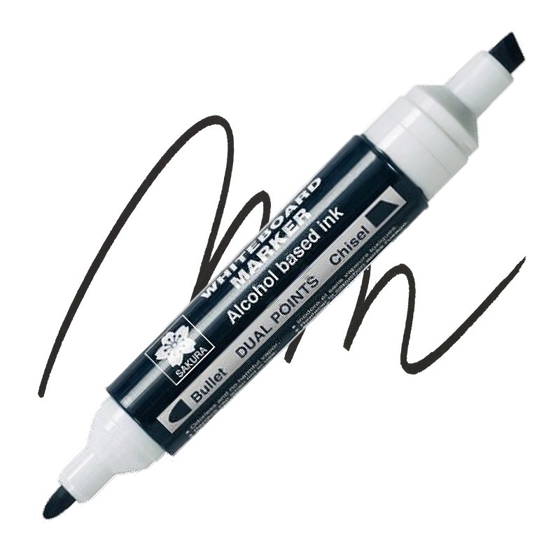 Popisovač na tabule SAKURA Whiteboard oboustranný, černý
