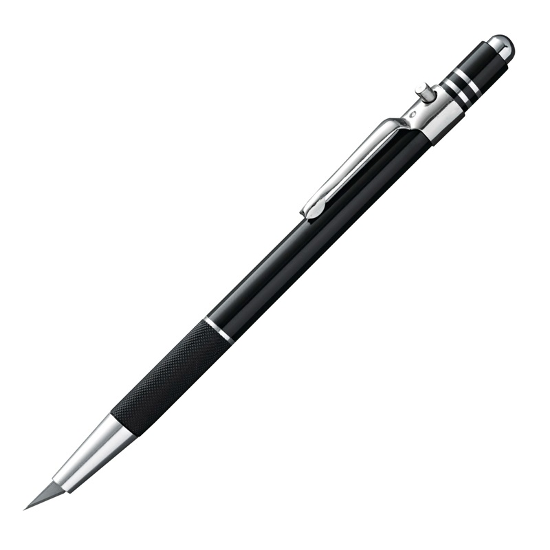 COPIC Skalpel Aluminium Cutter Pushbutton, černý 30°