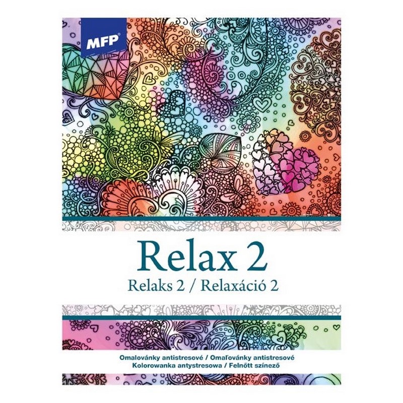 Omalovánky antistresové Relax 2, A4 32 listů