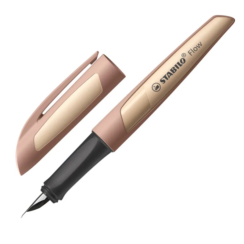 Plnicí pero STABILO Flow MONOCHROME, hnědé