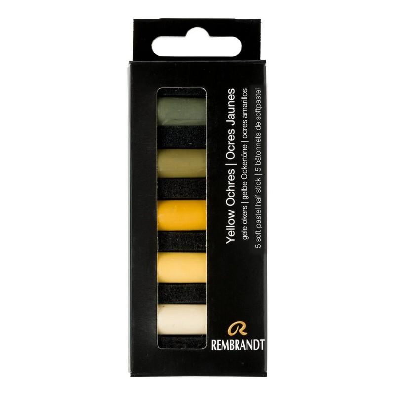 ROYAL TALENS Křídové pastely REMBRANDT Soft Mini, 5ks Yellow Ochres
