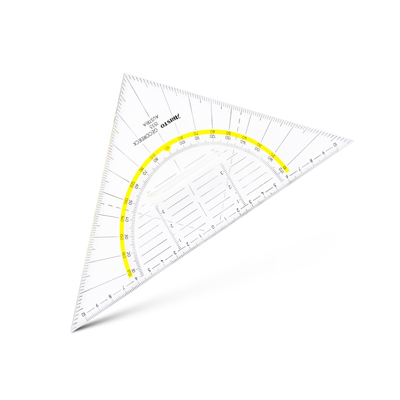 Geometrický trojúhelník s rukojetí ARISTO 22cm