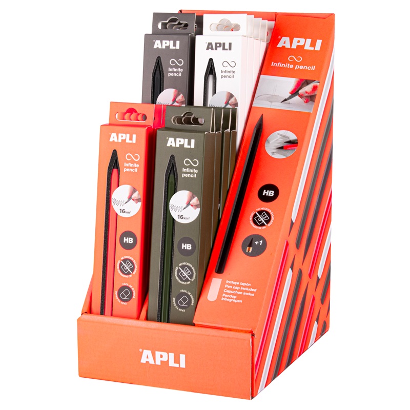 APLI nekonečná grafitová tužka HB, 20ks "A"