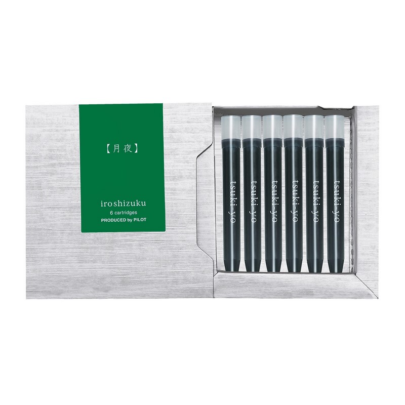 PILOT bombičky Iroshizuku pro plnicí pera, 6ks Shin-ryoku