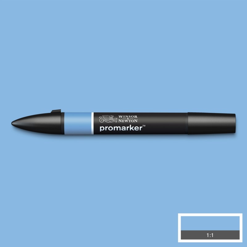 Lihová fixa WINSOR & NEWTON Promarker Fine & Chisel, CADET BLUE (B336)