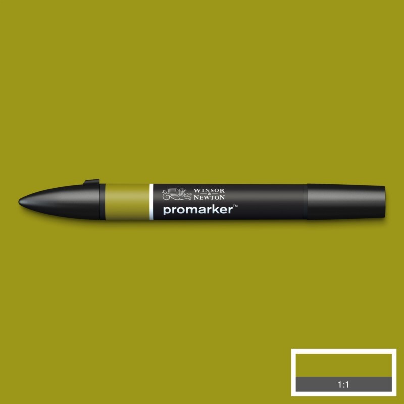 Lihová fixa WINSOR & NEWTON Promarker Fine & Chisel, HERB GREEN (Y524)