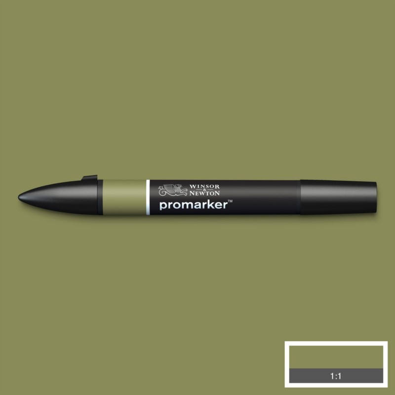 Lihová fixa WINSOR & NEWTON Promarker Fine & Chisel, PESTO (Y923)