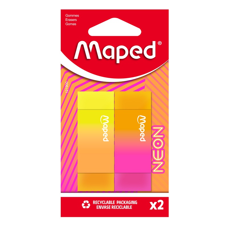 Guma MAPED Neon, 2ks