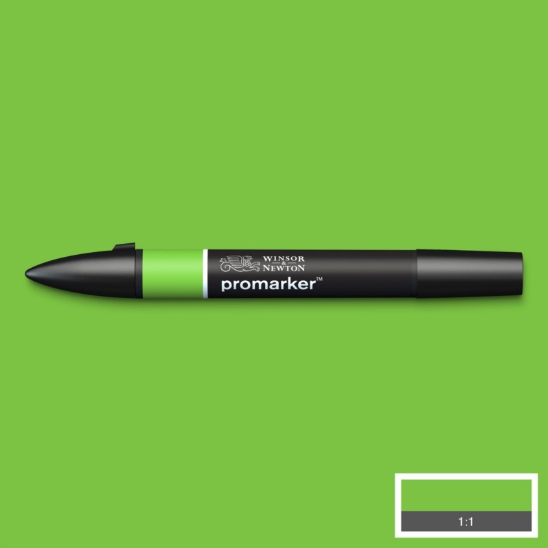 Lihová fixa WINSOR & NEWTON Promarker Fine & Chisel, BRIGHT GREEN (G267)