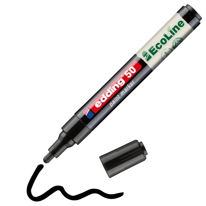 Lakový popisovač EDDING 50 EcoLine, černý
