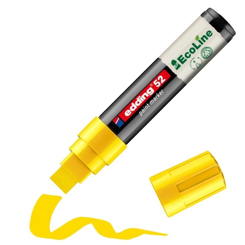 Lakový popisovač EDDING 52 EcoLine, žlutý