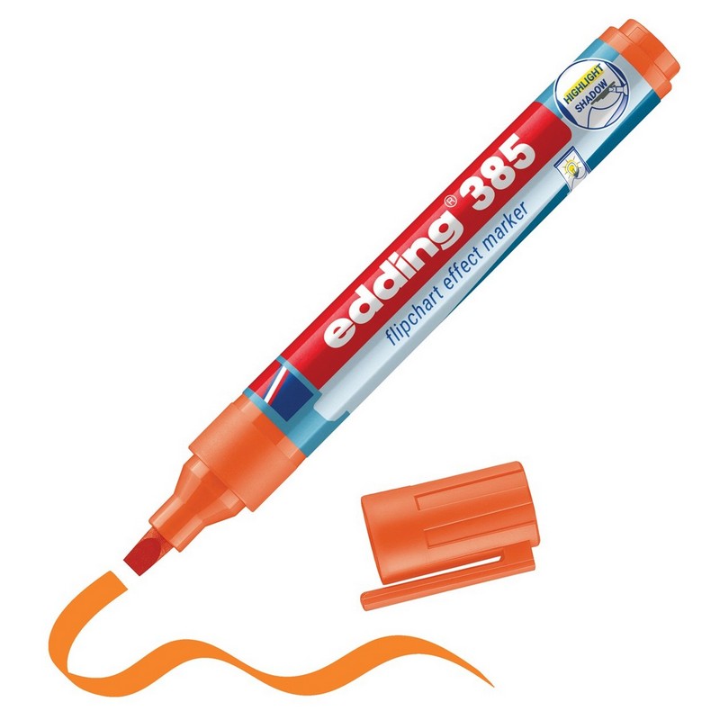 Popisovač na flipchart EDDING 385, oranžový