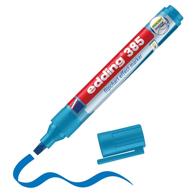 Popisovač na flipchart EDDING 385, modrý