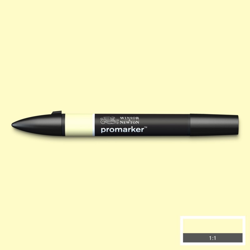 Lihová fixa WINSOR & NEWTON Promarker Fine & Chisel, BUTTERCUP (Y417)