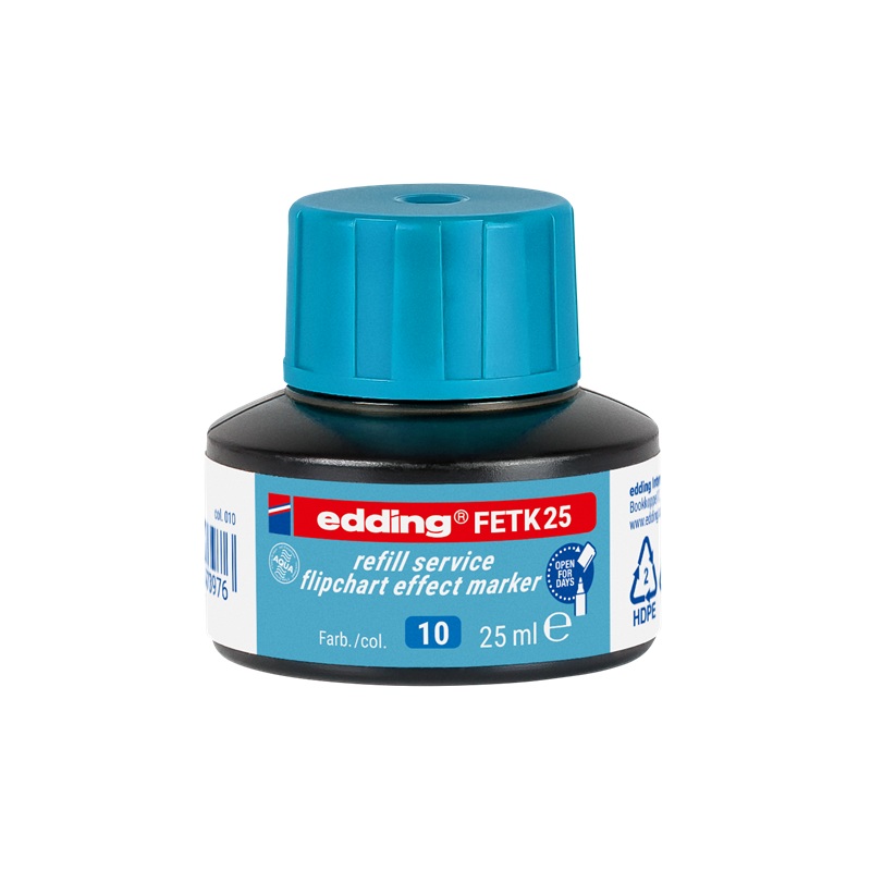 Inkoust EDDING FETK 25 pro flipchart popisovače, modrý