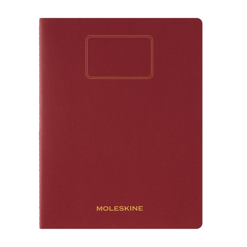 Sešit MOLESKINE Student linkovaný červený XXL