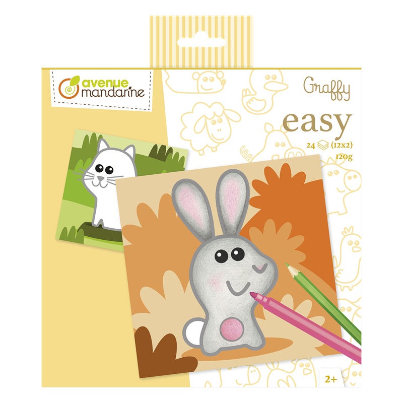 Omalovánky AVENUE MANDARINE Easy, Farma