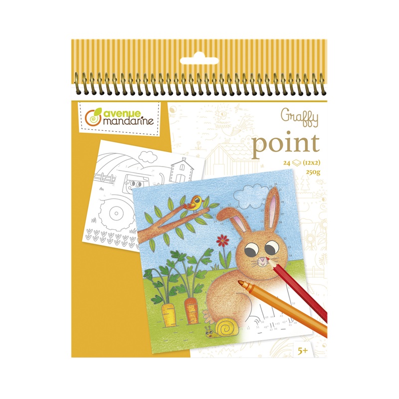 Omalovánky AVENUE MANDARINE Point, Farma