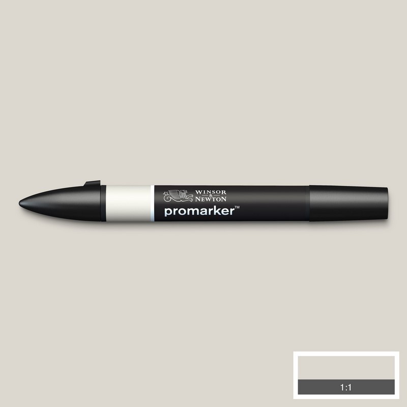 Lihová fixa WINSOR & NEWTON Promarker Fine & Chisel, COOL GREY 2 (CG2)