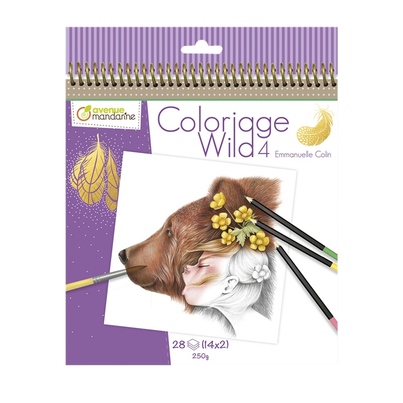 Omalovánky AVENUE MANDARINE Wild, typ 4