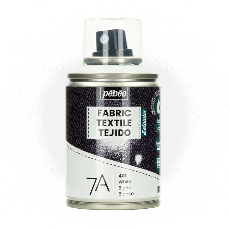 PEBEO Setacolor sprej na textil 7A 100ml, White 01