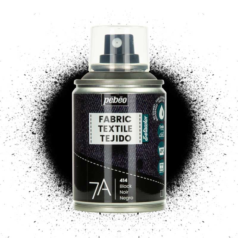 PEBEO Setacolor sprej na textil 7A 100ml, Black 14