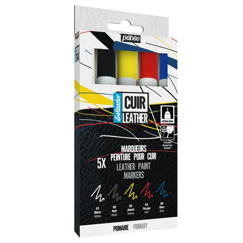 PEBEO Leather na kůži 0,7mm, 5ks Basic