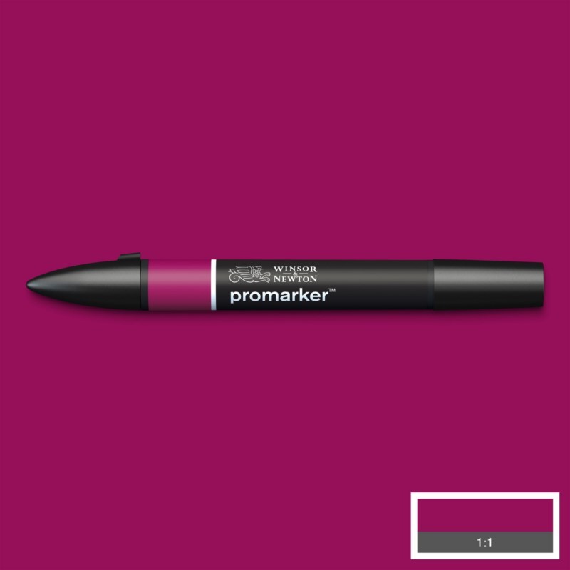 Lihová fixa WINSOR & NEWTON Promarker Fine & Chisel, MAROON (M544)