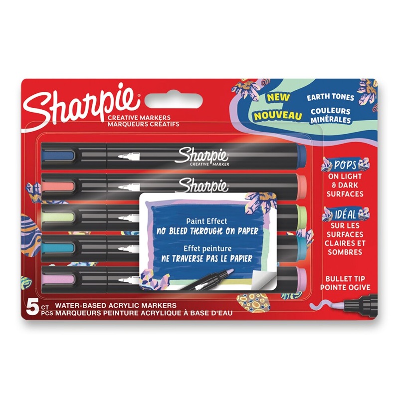 Akrylové fixy SHARPIE 2,5mm, 5ks sekundární