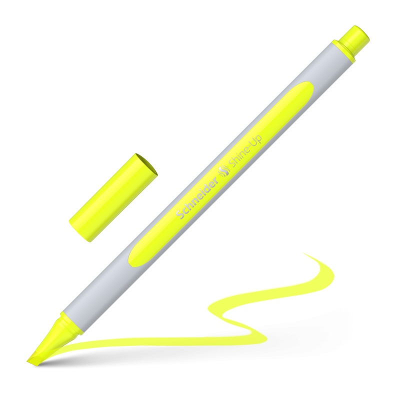 Zvýrazňovač SCHNEIDER Shine-Up, žlutý