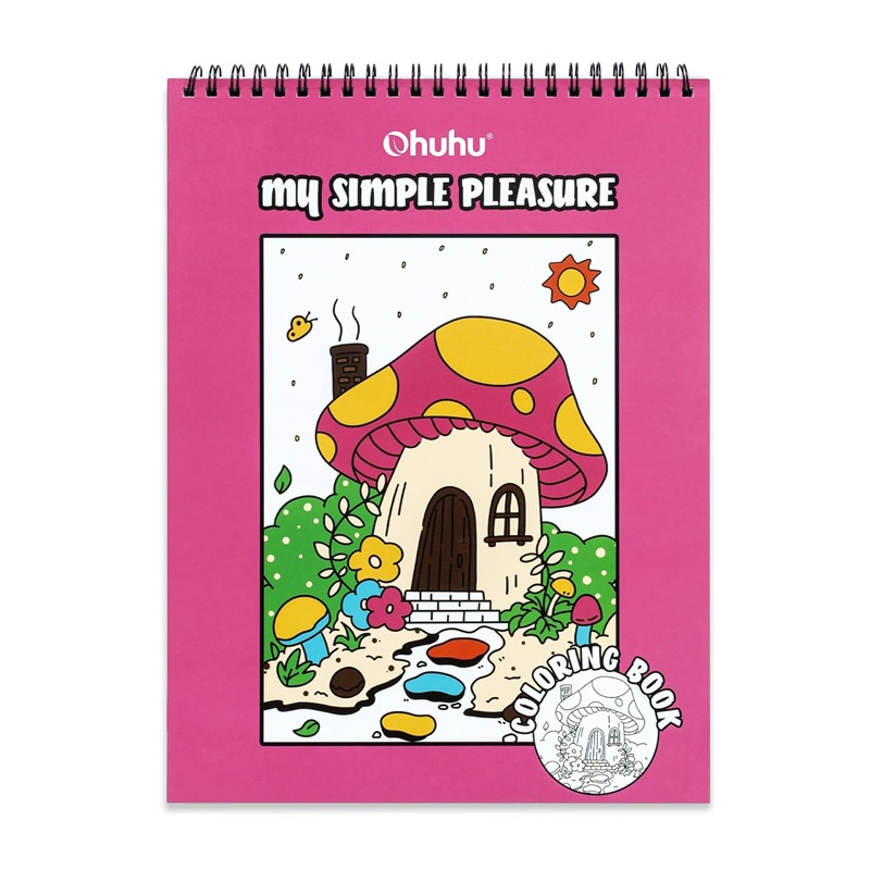 Omalovánky OHUHU Coloring Book A4, 20 listů My Simple Pleasure