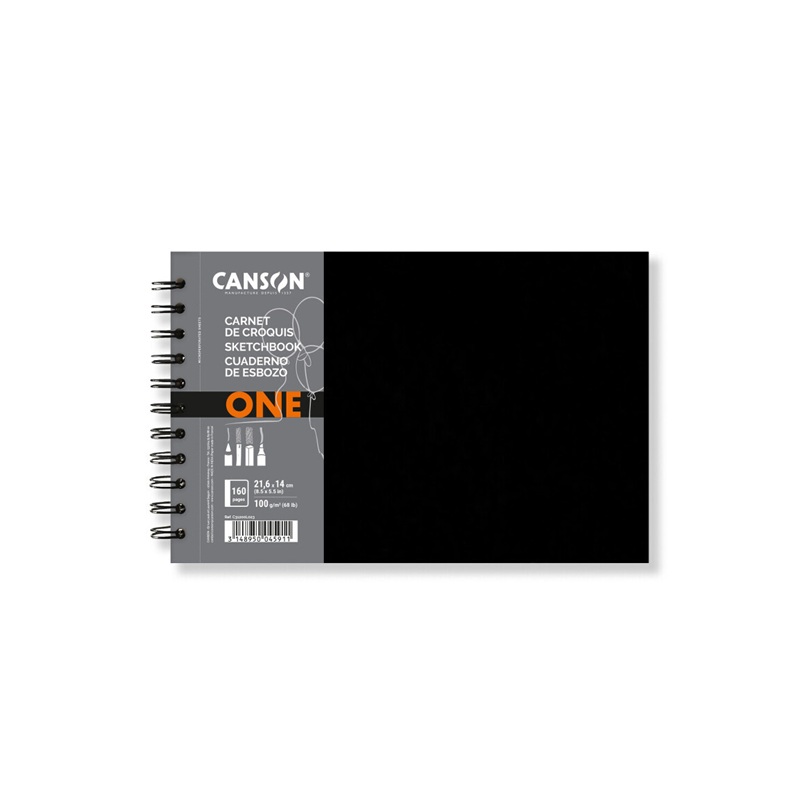 Skicář CANSON Art Book One Spiral A5, 80 listů 100g