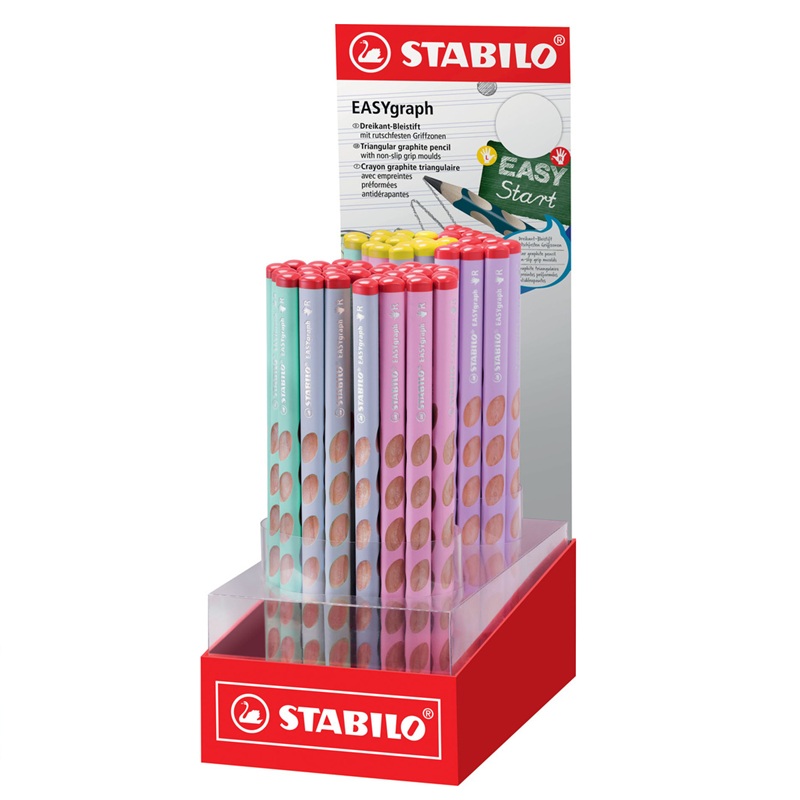 Tužky STABILO EASYgraph Pastel, 60 ks ve stojánku