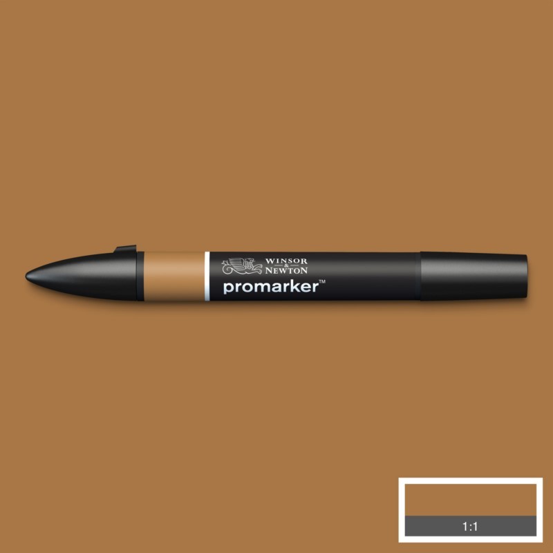 Lihová fixa WINSOR & NEWTON Promarker Fine & Chisel, COCOA (O535)