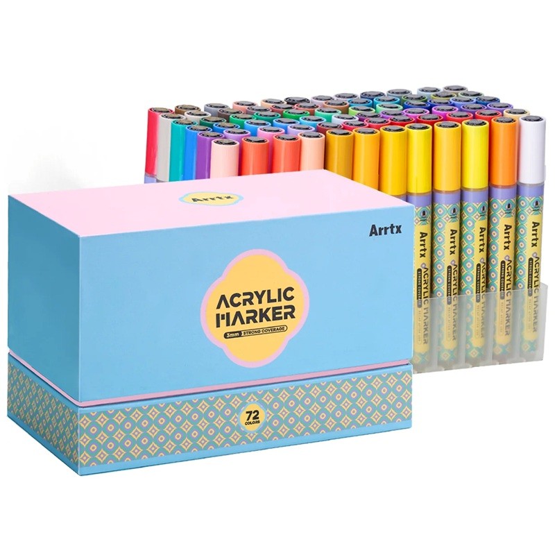 Akrylové fixy ARRTX Professional, 72ks
