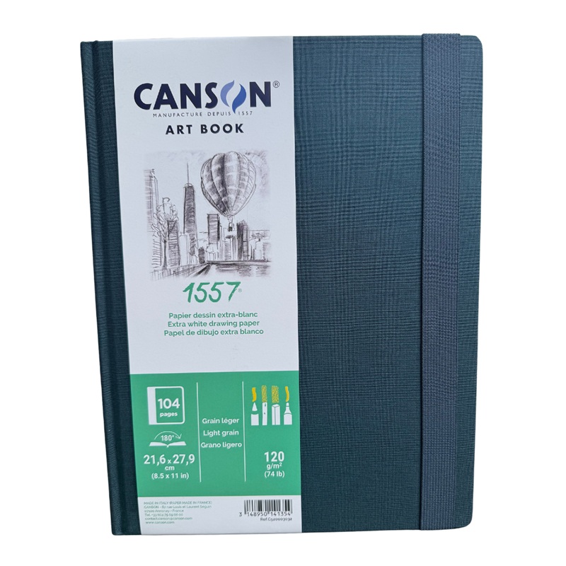 Skicář CANSON 1557 Sketch ART BOOK A4, 52 listů 120g