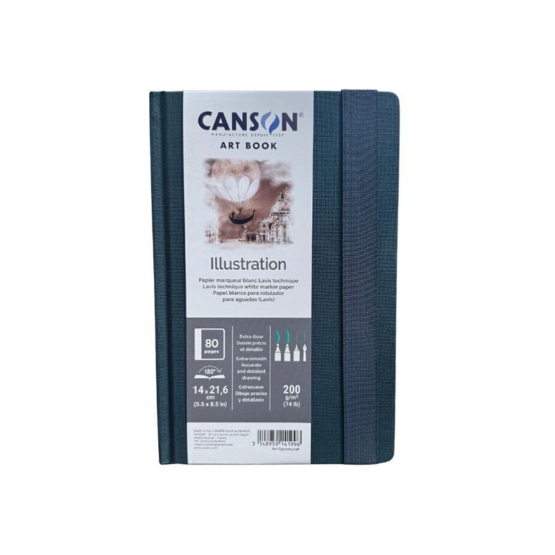 Blok CANSON Illustration ART BOOK A5, 40 listů 200g