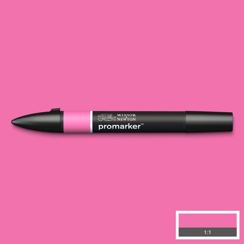 Lihová fixa WINSOR & NEWTON Promarker Fine & Chisel, CERISE (M647)
