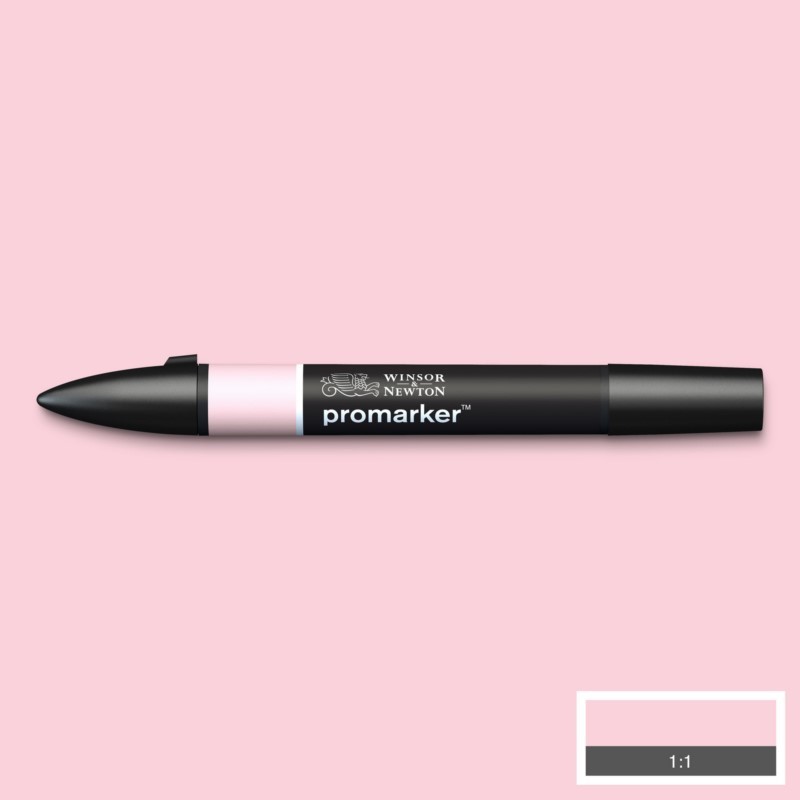 Lihová fixa WINSOR & NEWTON Promarker Fine & Chisel, PALE PINK (R519)