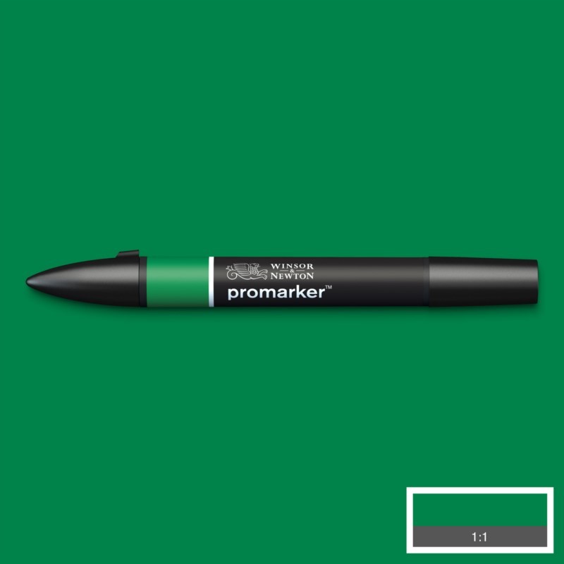 Lihová fixa WINSOR & NEWTON Promarker Fine & Chisel, LUSH GREEN (G756)